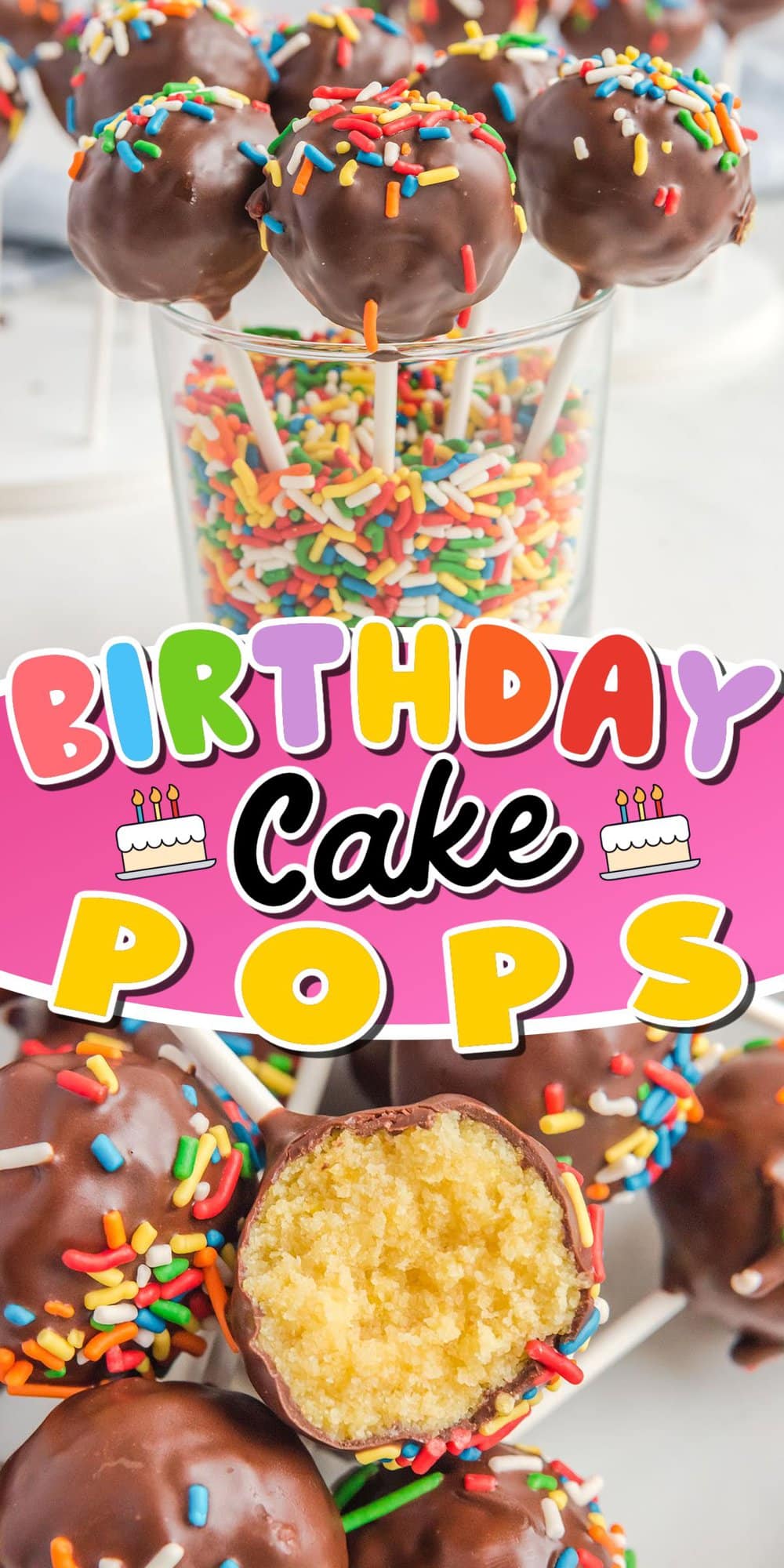 Birthday Cake Pops pinterest