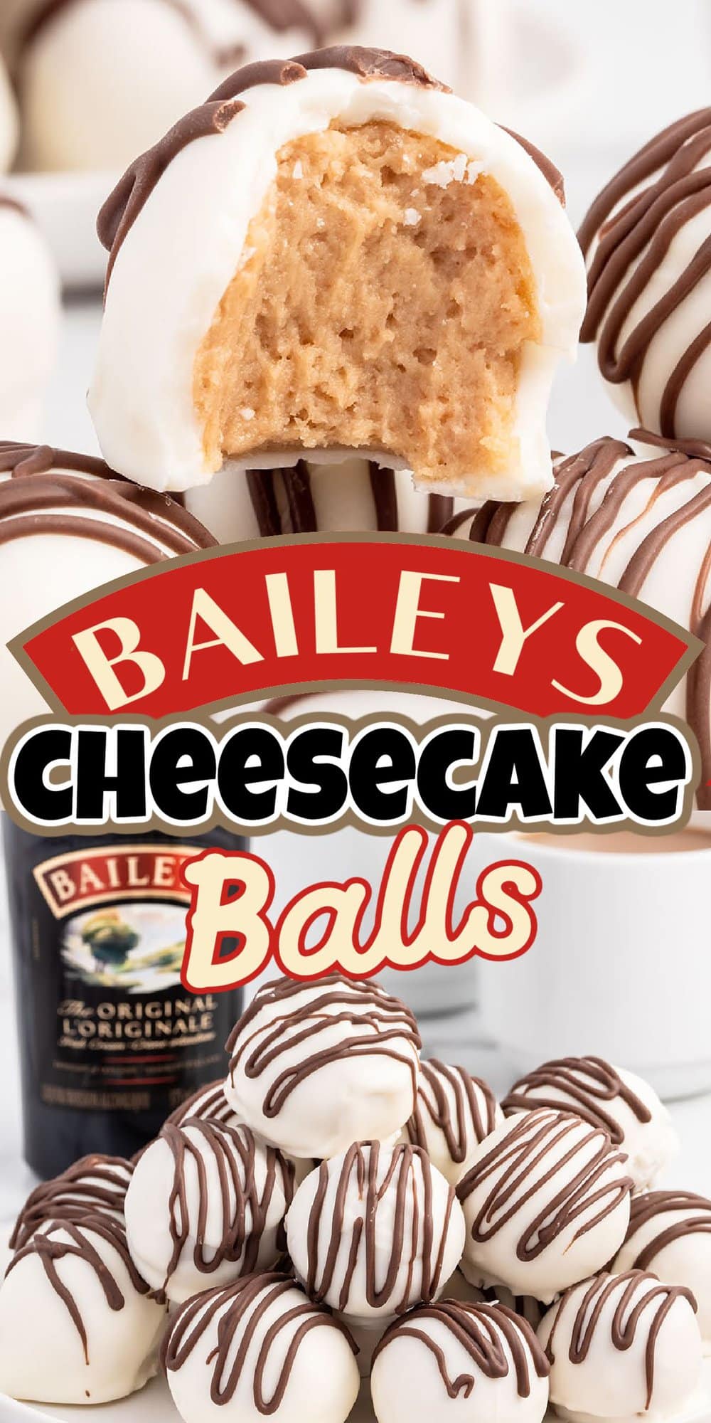 Baileys Cheesecake Balls pinterest