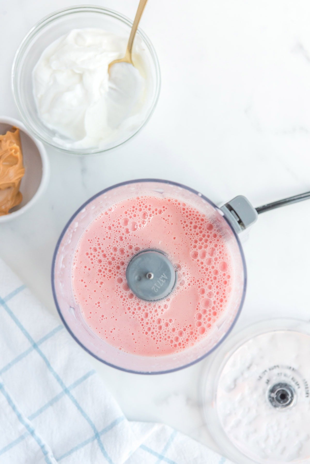 blend the watermelon layer. 