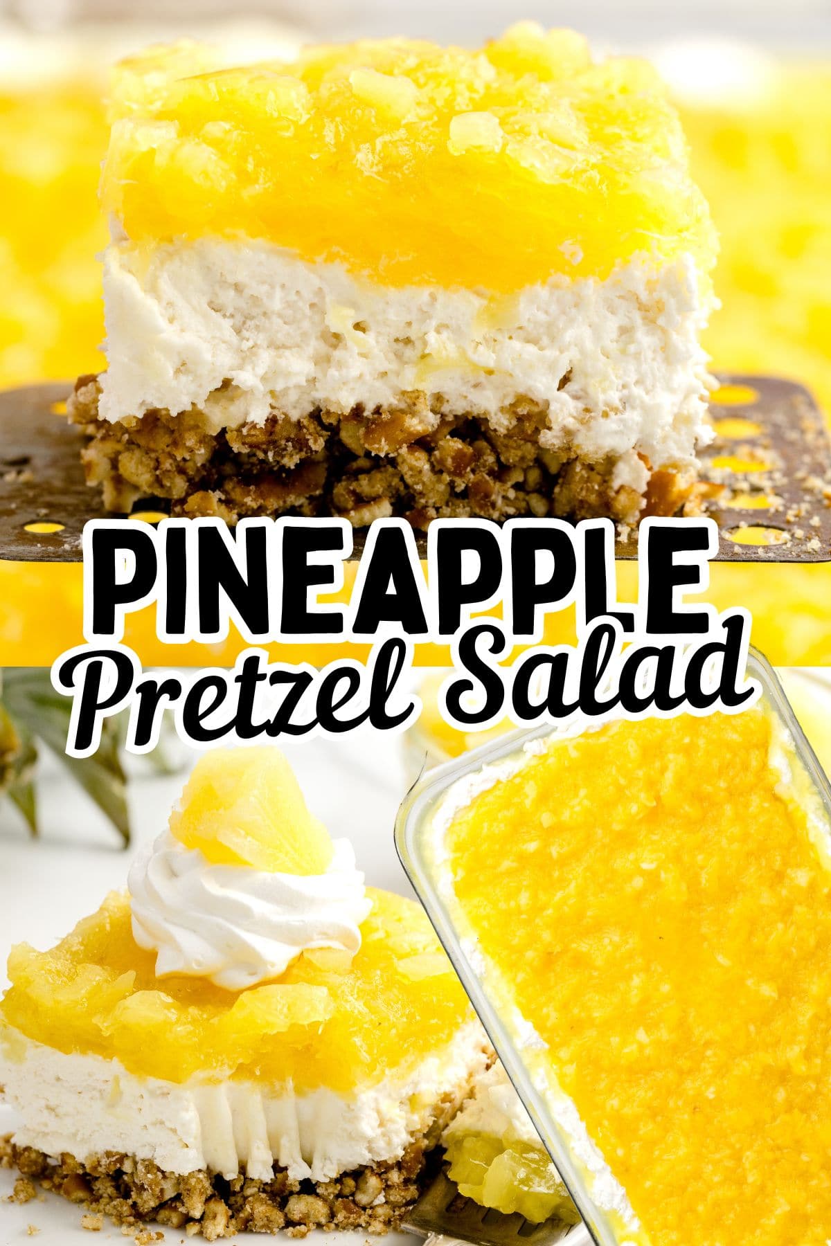 Pineapple Pretzel Salad Pin