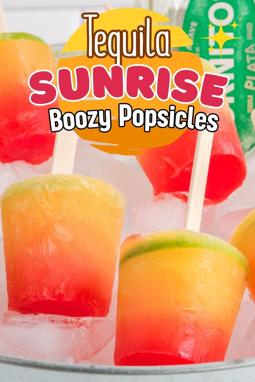 Tequila Sunrise Boozy Popsicles Pin 2.