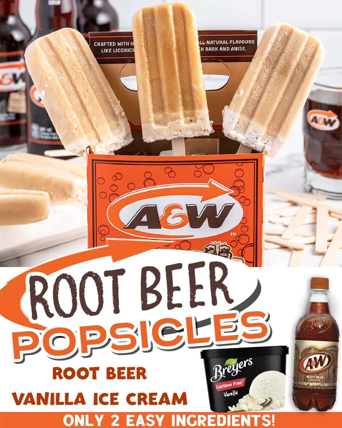root beer popsicles.