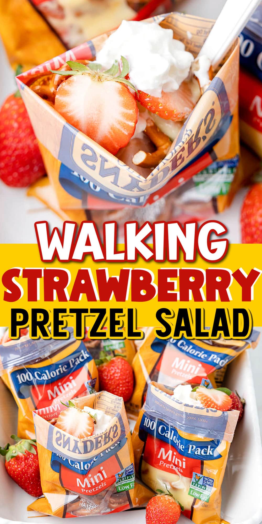 Walking Strawberry Pretzel Salad pinterest