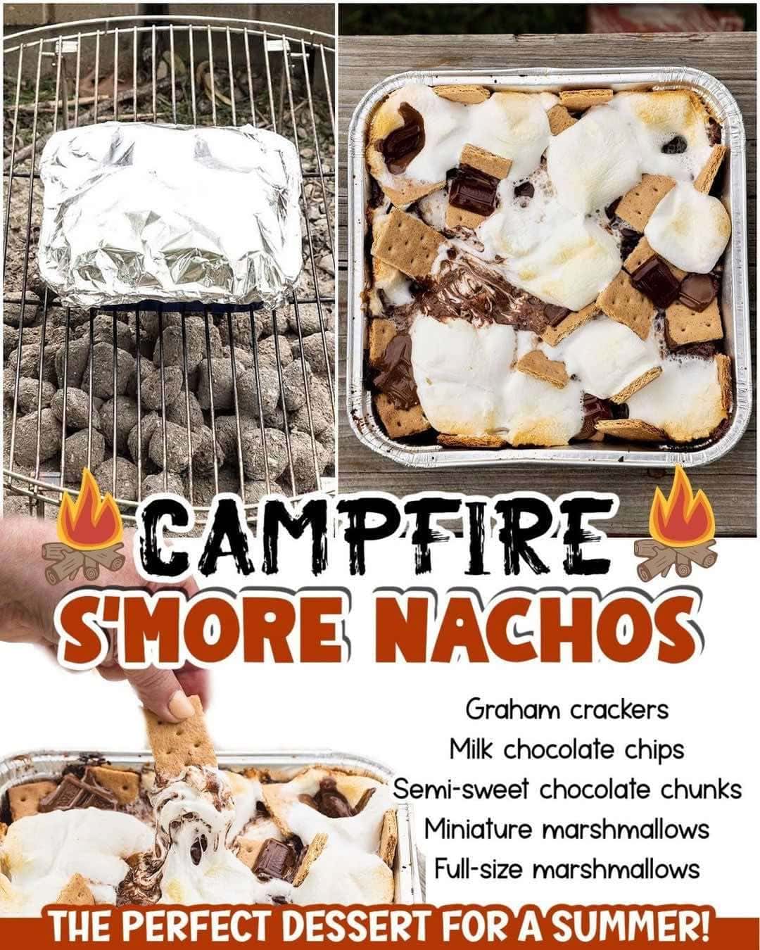 campfire smores nachos fb image.