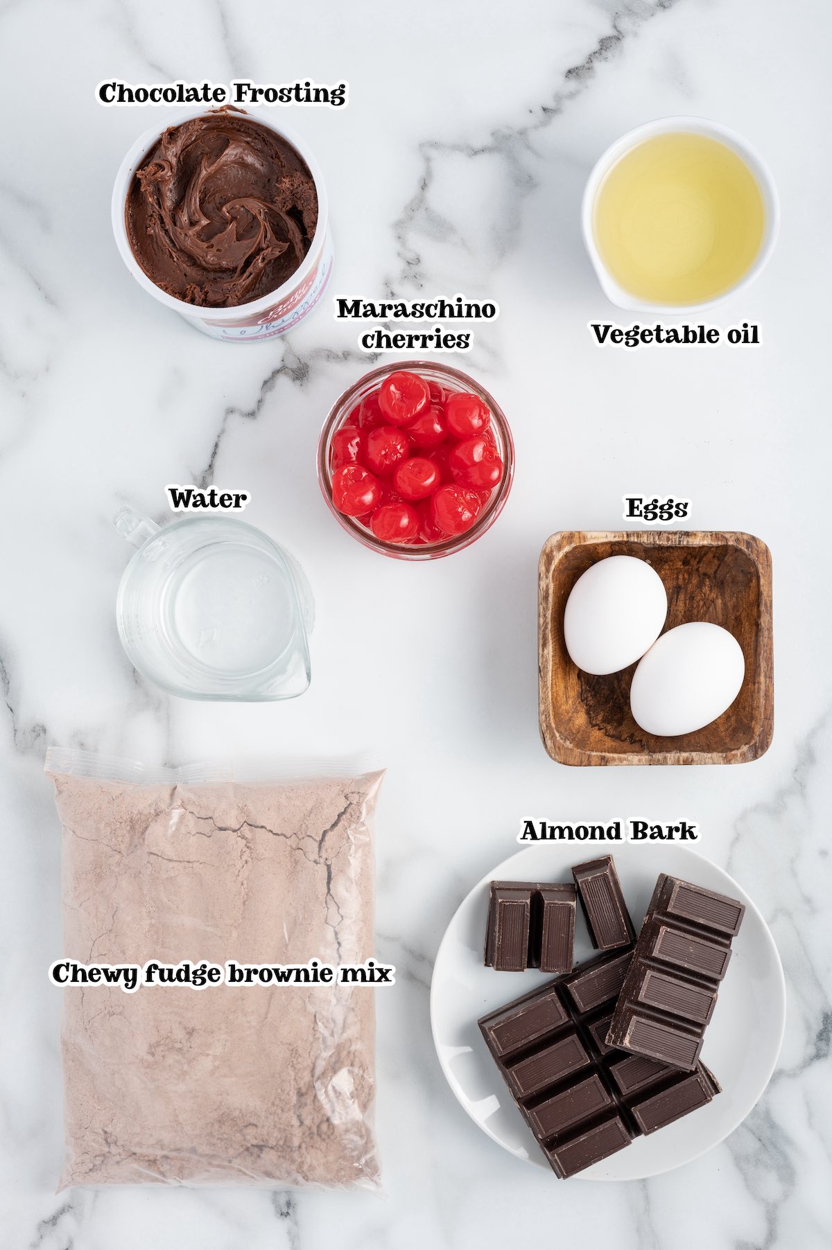 cherry brownie bombs ingredients