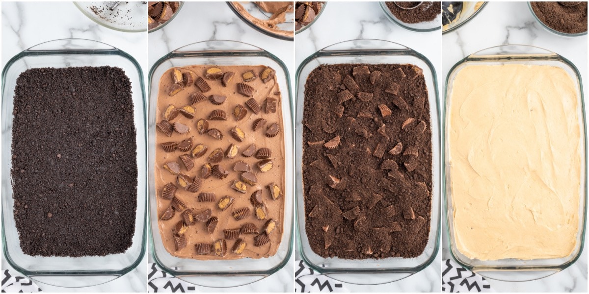 Peanut Butter Icebox Cake process 1