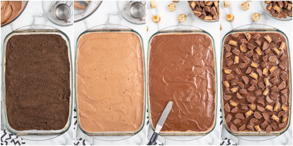 Peanut Butter Icebox Cake process 2