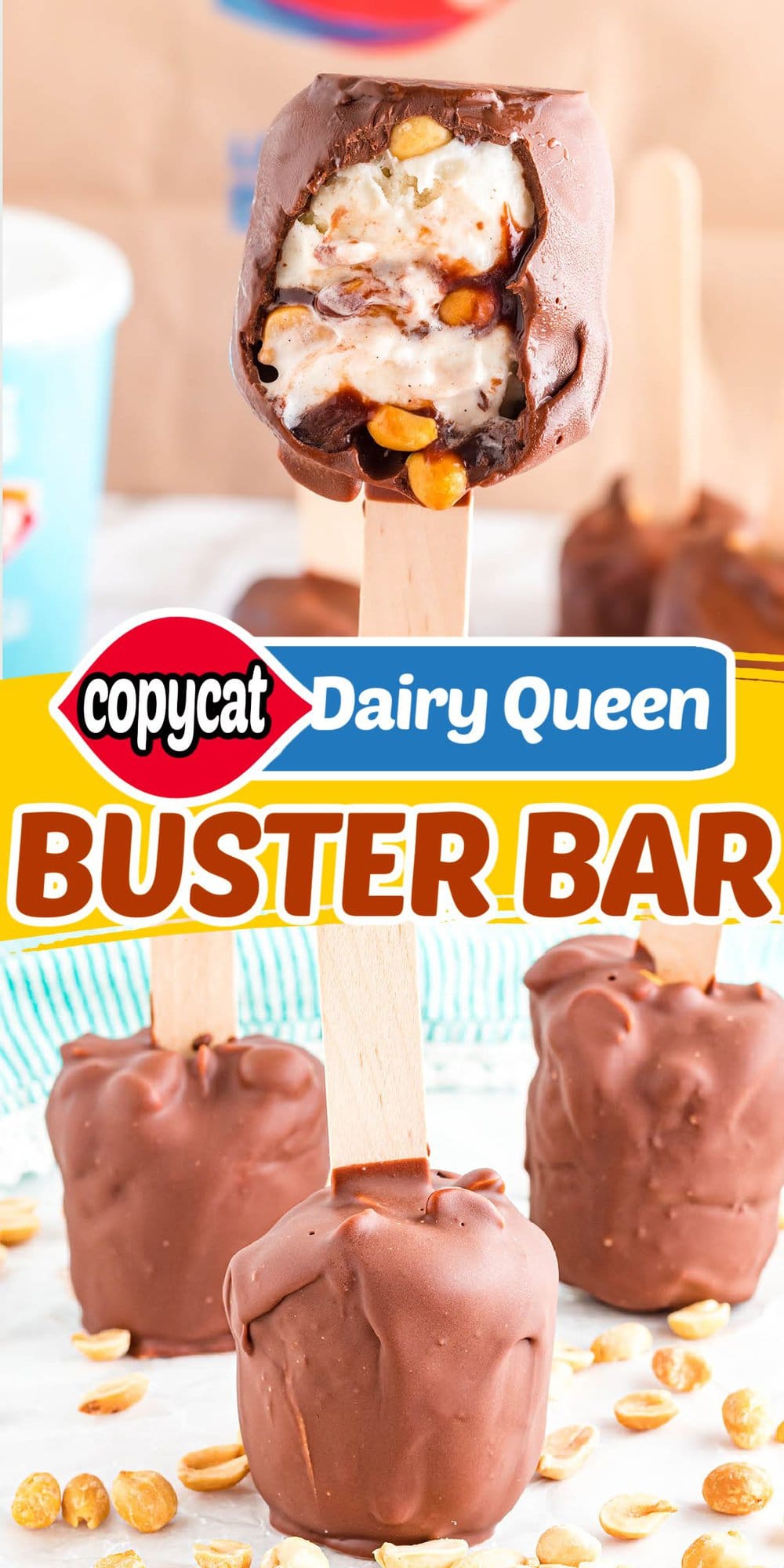 Copycat Dairy Queen Buster Bars pinterest