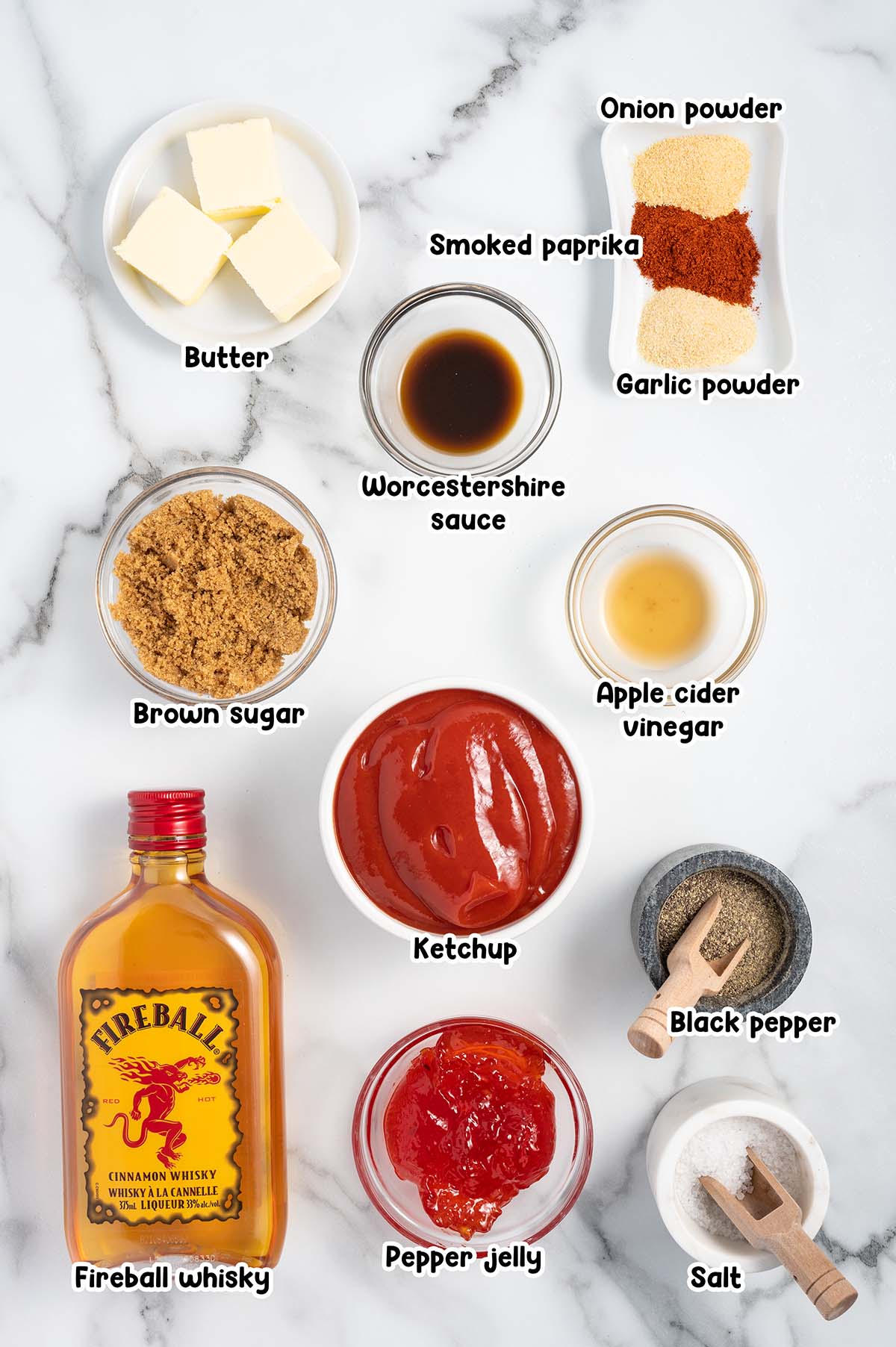 Fireball BBQ Sauce ingredients