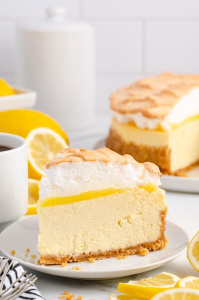 Lemon Meringue Cheesecake - Princess Pinky Girl