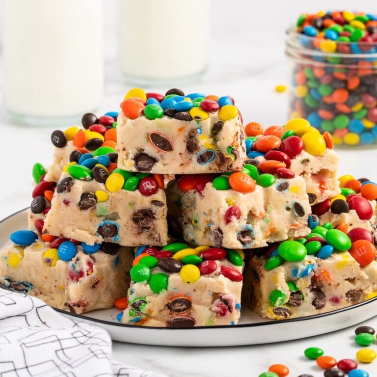 M&M Cookie Dough Fudge featured image