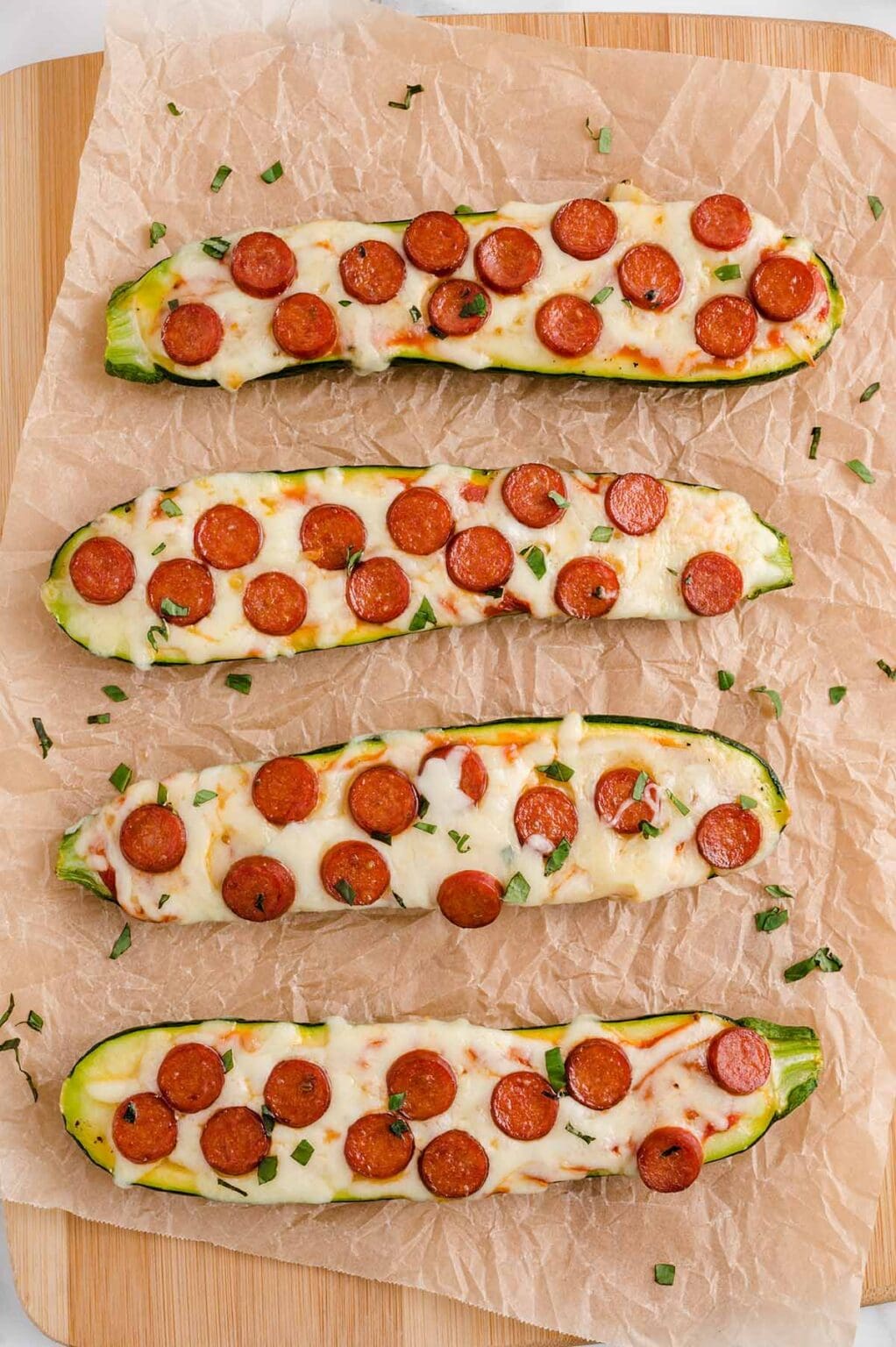 Pizza Zucchini Boats - Princess Pinky Girl