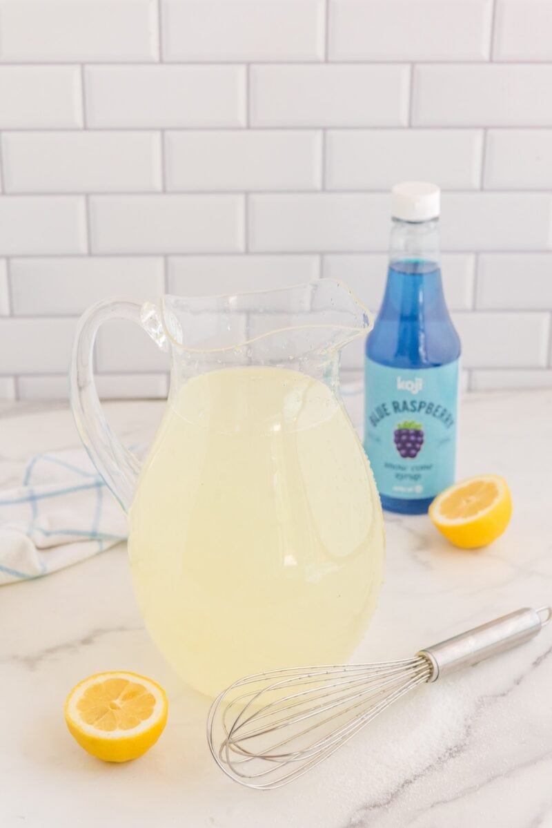 step 2 of Blue Lemonade