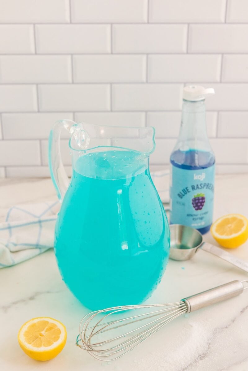 step 4 of Blue Lemonade