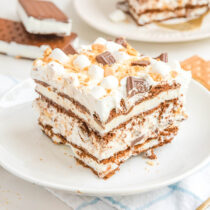 S'mores Ice Cream Sandwich Cake featured image
