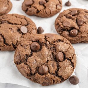 Double Chocolate Chip Cookies featured image