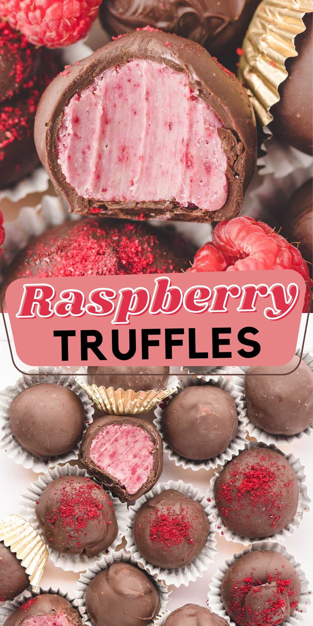 Raspberry Truffles pinterest