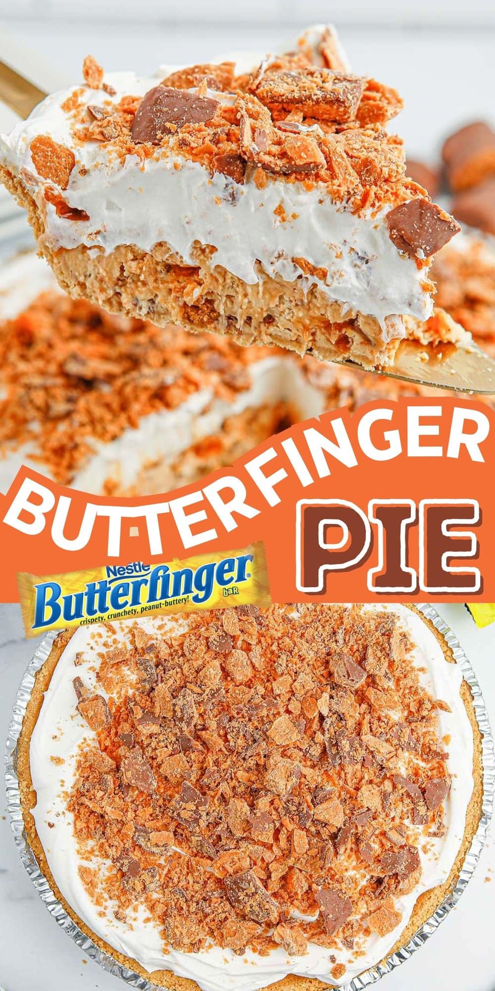 Butterfinger Pie pinterest