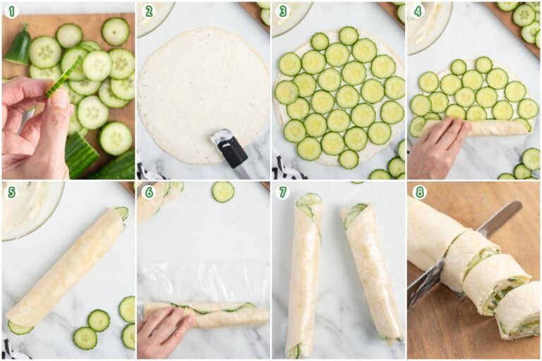 Pinwheel Sandwiches - Princess Pinky Girl