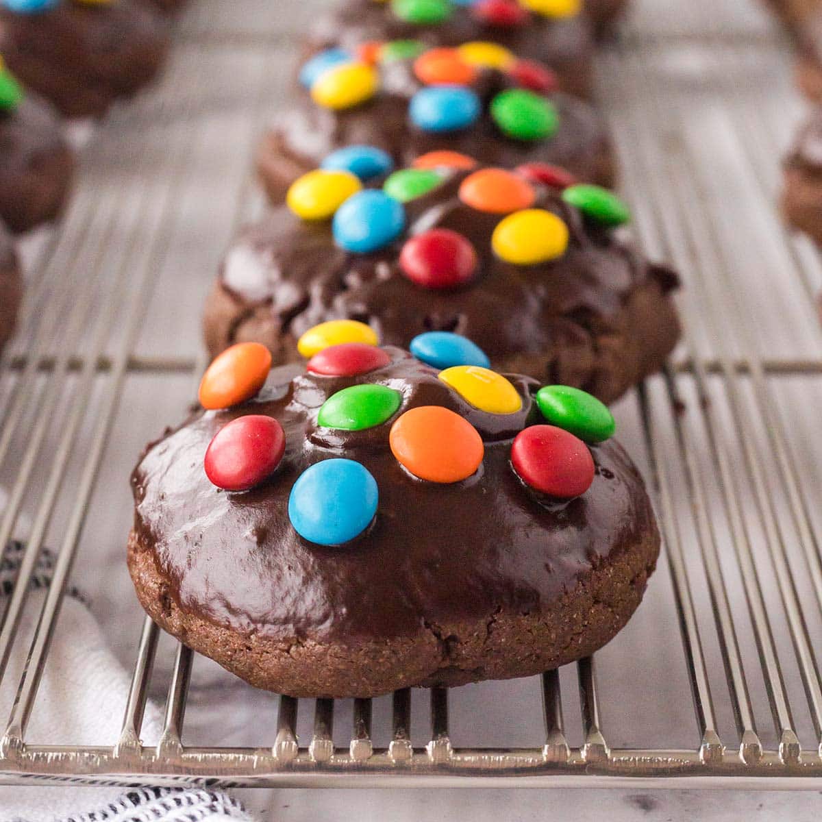 M&M Brownie Mix Cookies - Princess Pinky Girl