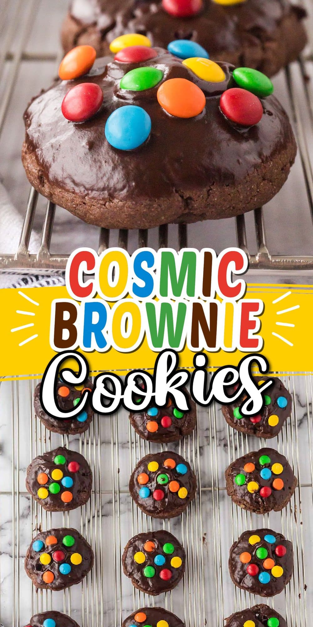Cosmic Brownie Cookies pinterest