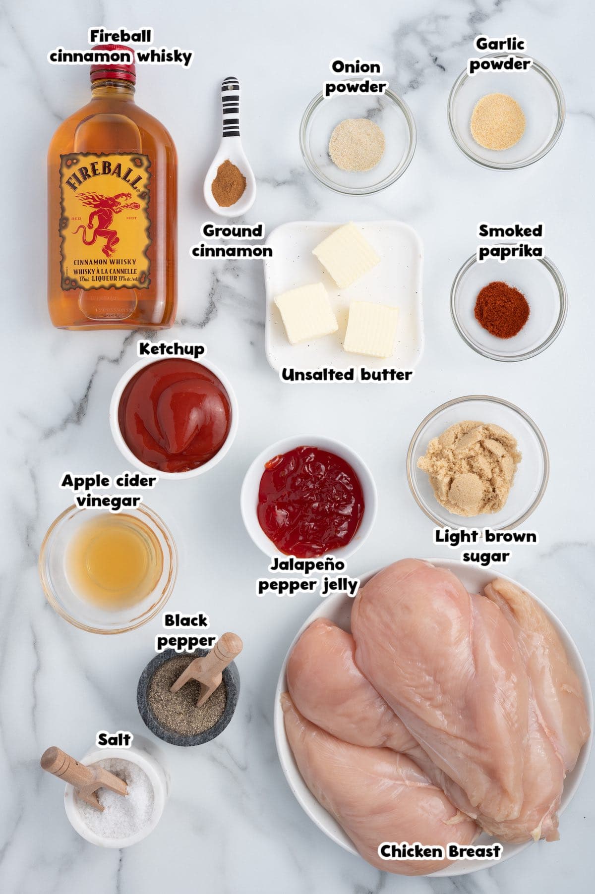 Fireball Chicken ingredients