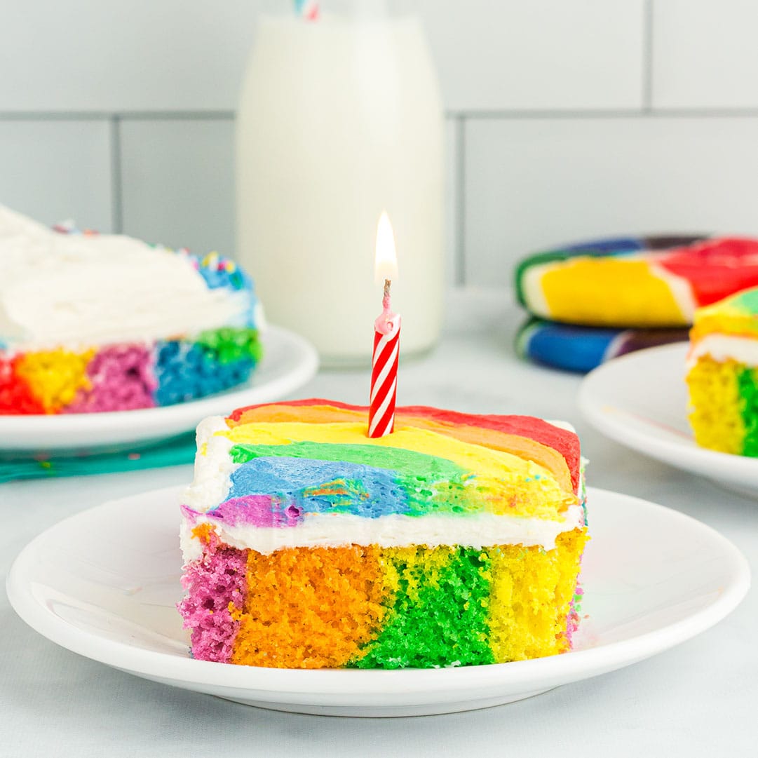 Rainbow Reveal Easy Layers! Cake - Wilton