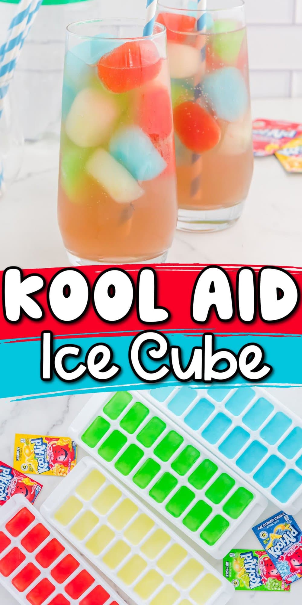 Kool Aid Ice Cubes pinterest