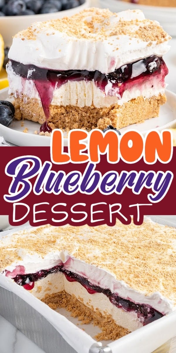 Lemon Blueberry Dessert pinterest