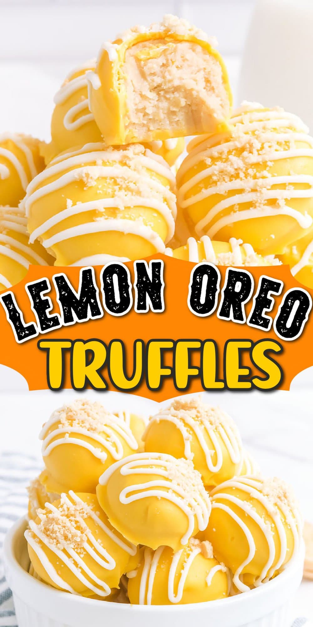 Lemon Oreo Truffles pinterest