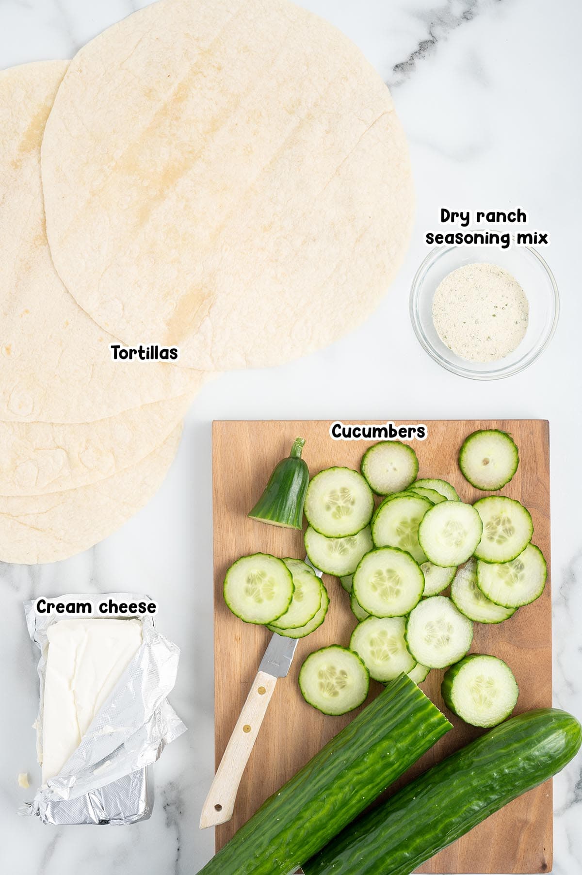 Pinwheel Sandwiches  ingredients