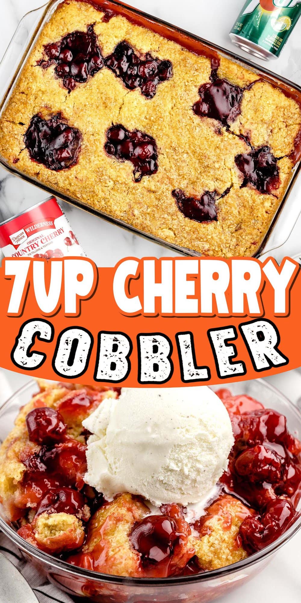 7 Up Cherry Cobbler pinterest