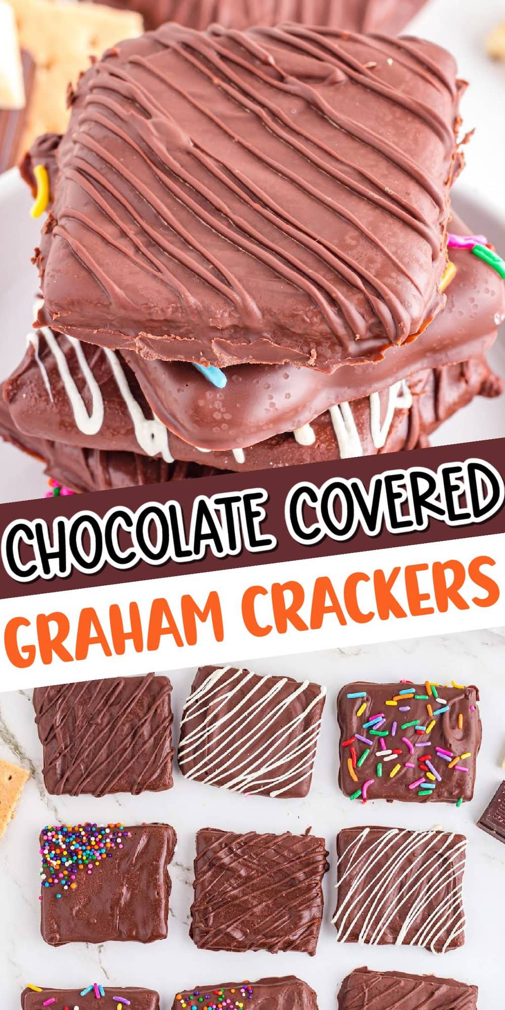 Chocolate Covered Graham Crackers Pinterest