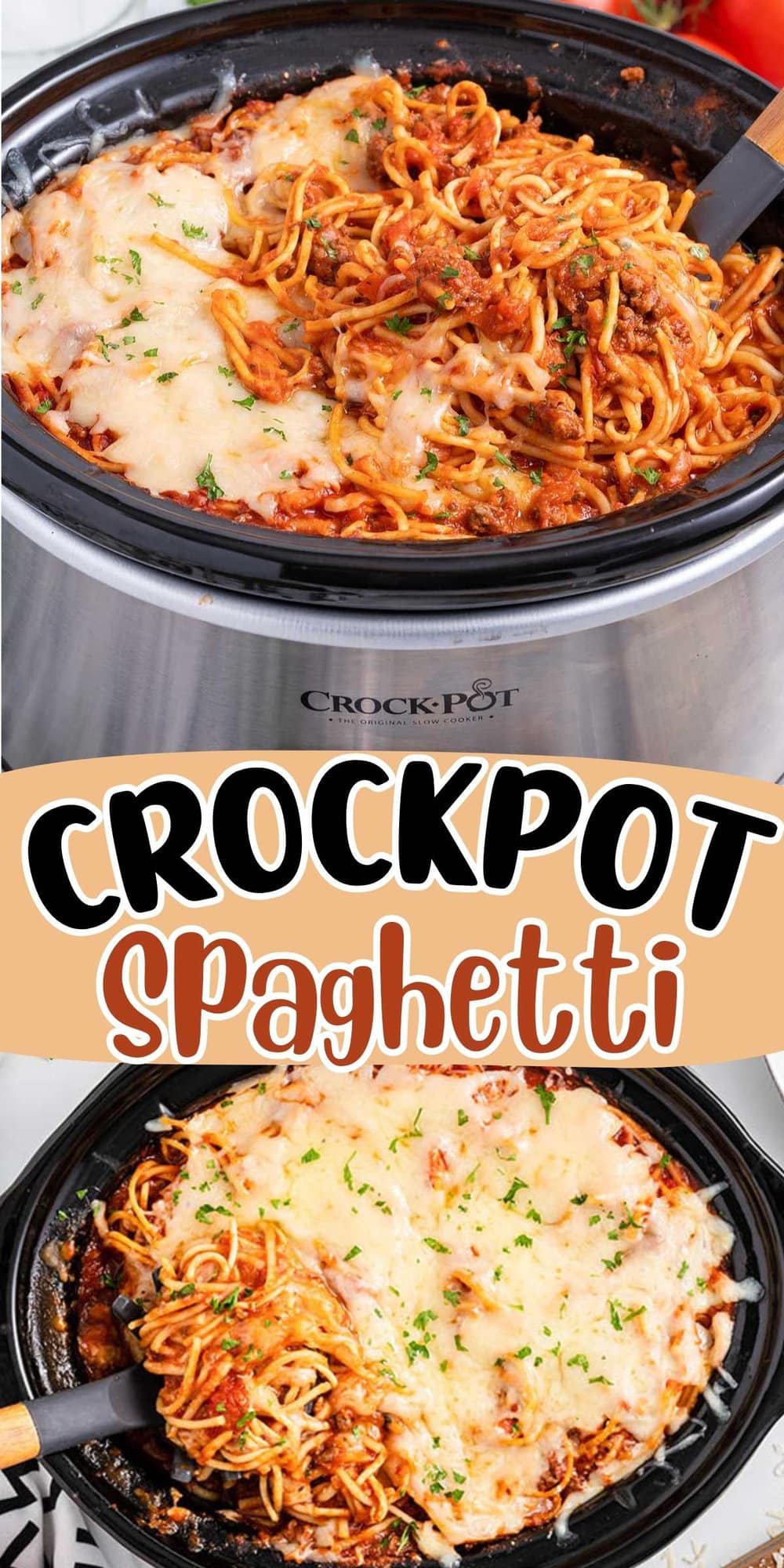 Crockpot Spaghetti pinterest