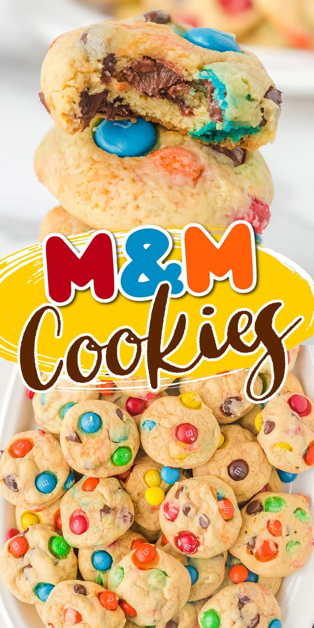 M&M Pudding Cookies