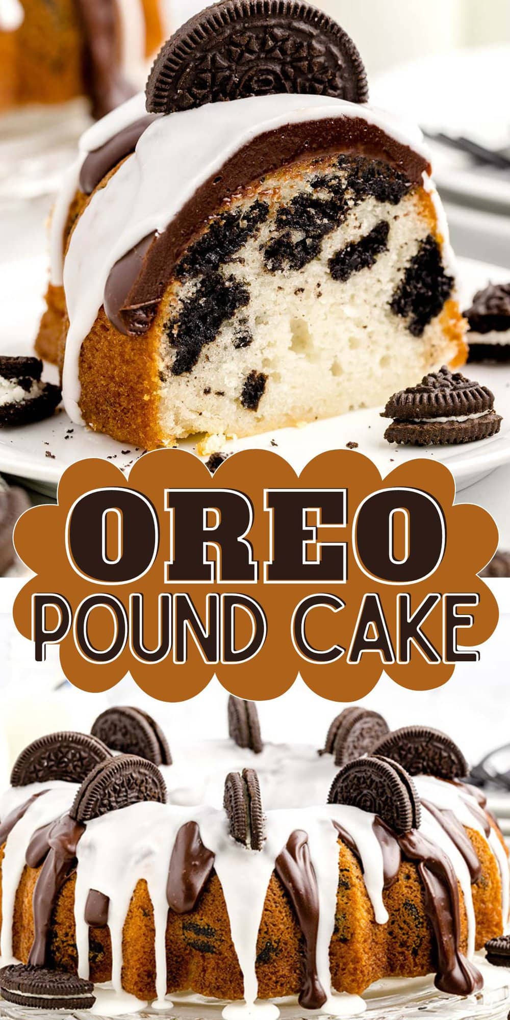 Oreo Pound Cake pinterest