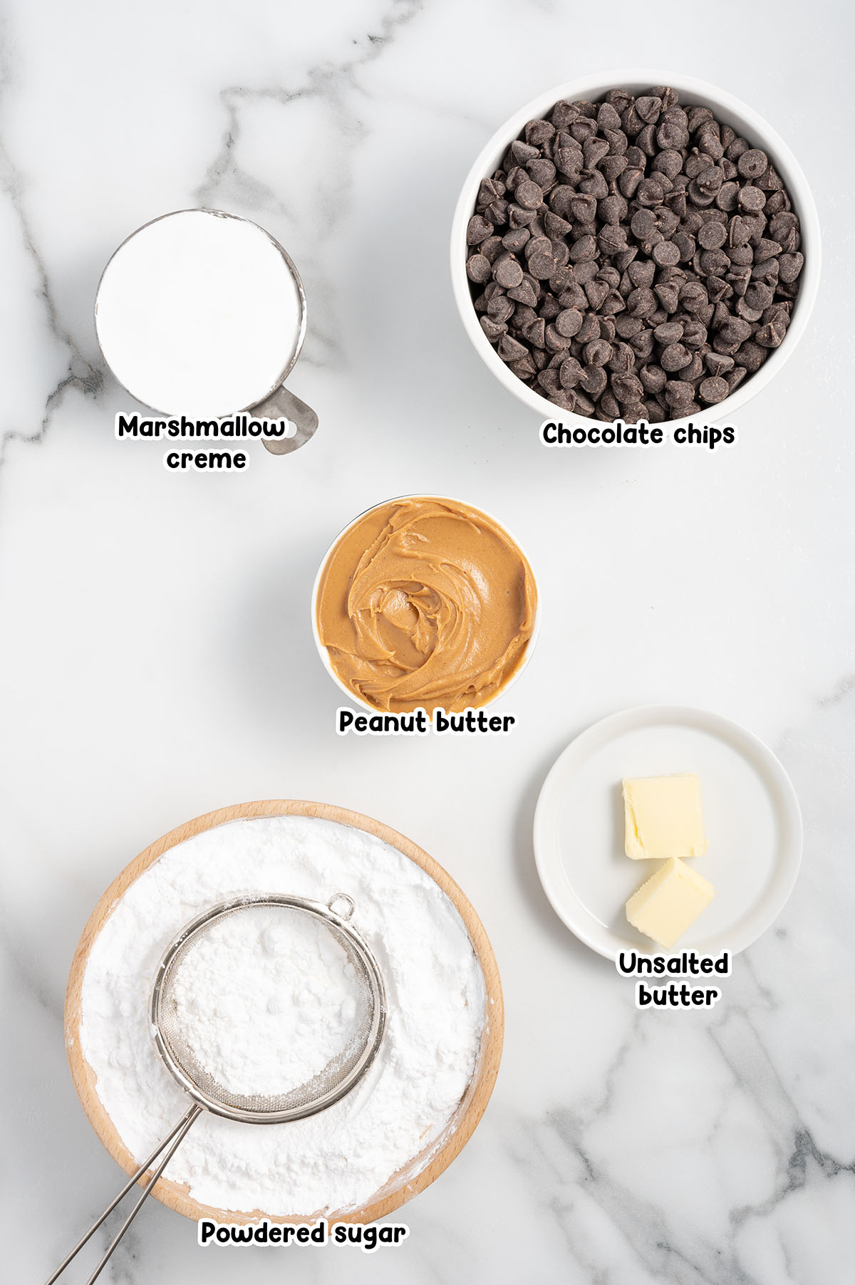 peanut butter marshmallow cups ingredients