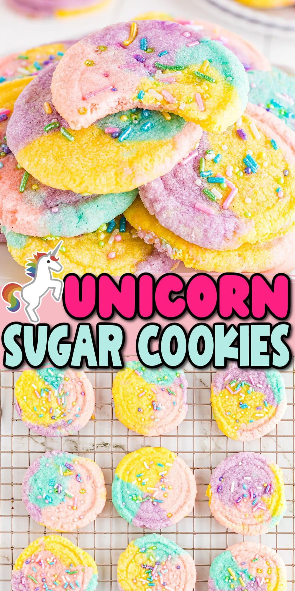 Unicorn Sugar Cookies pinterest