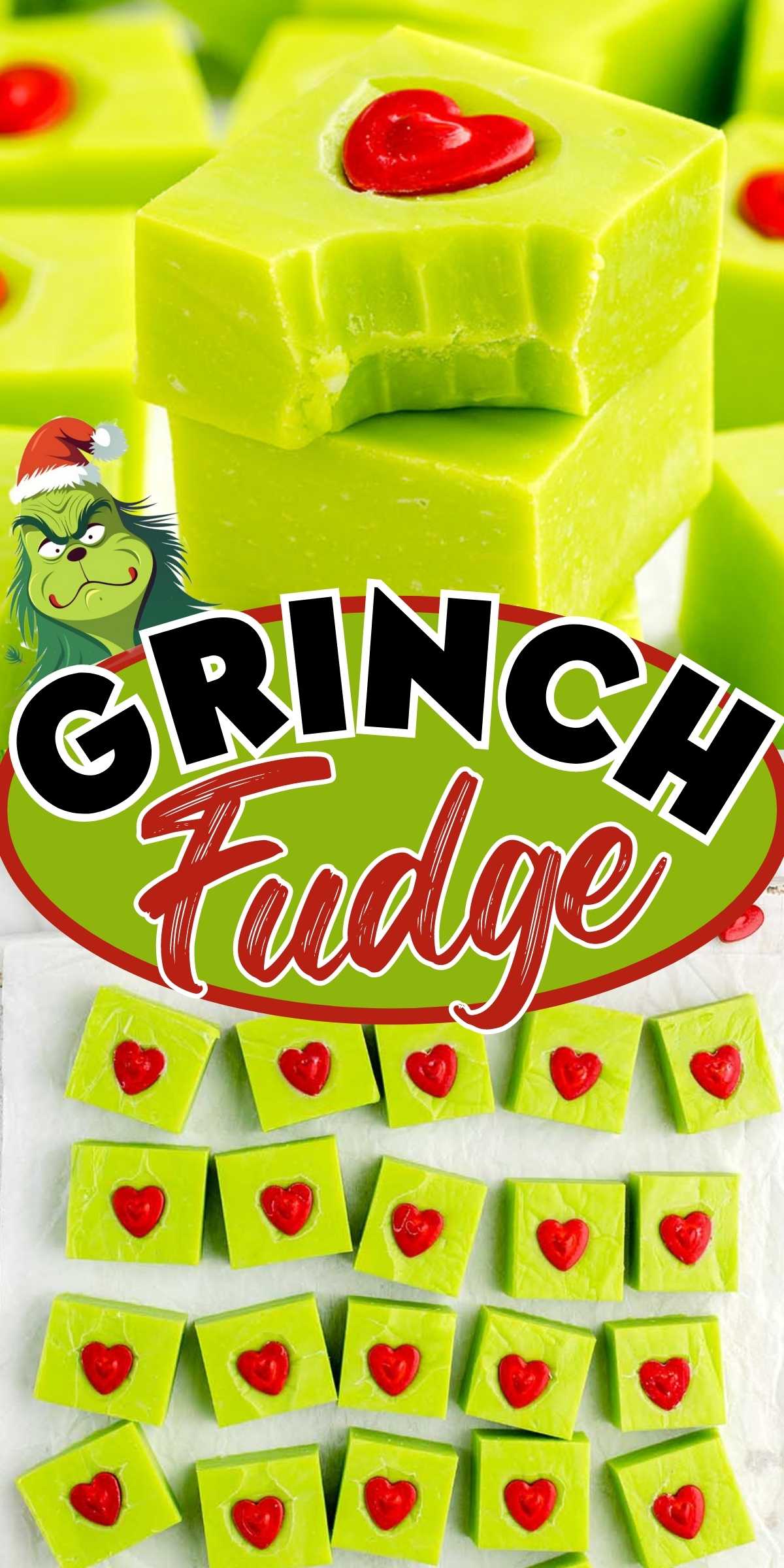 Grinch Fudge pinterest