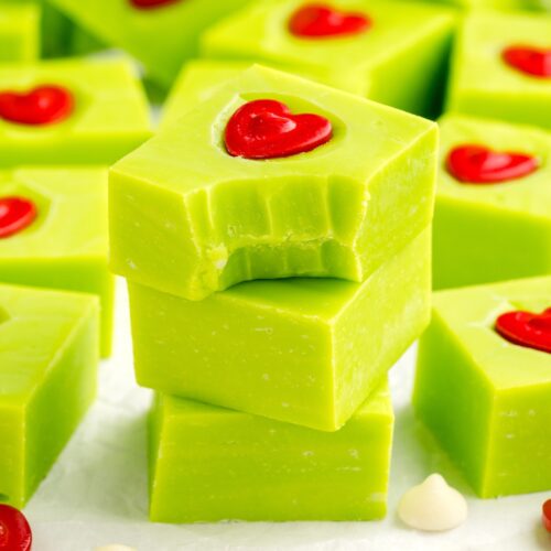 Easy Grinch Fudge - Making Mom Magic