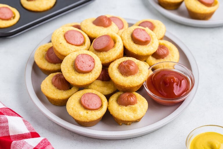 Mini Corn Dog Muffins - Princess Pinky Girl