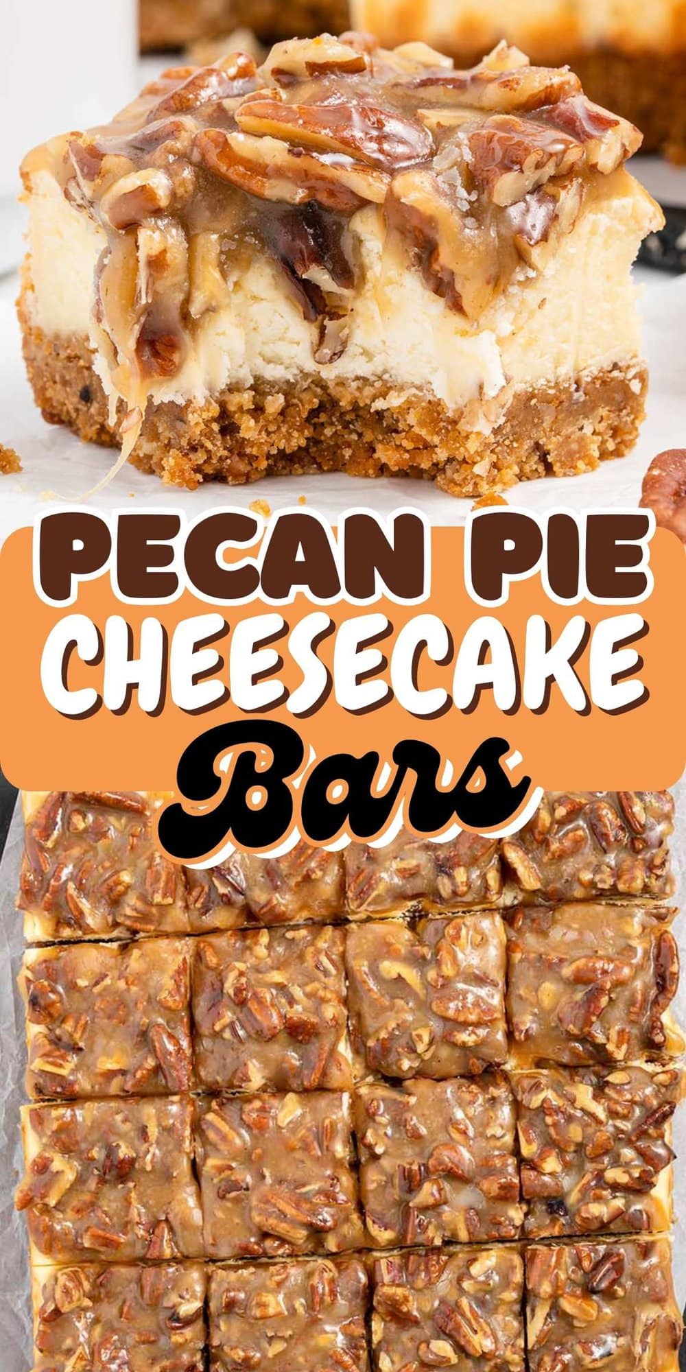 Pecan Pie Cheesecake Bars pinterest