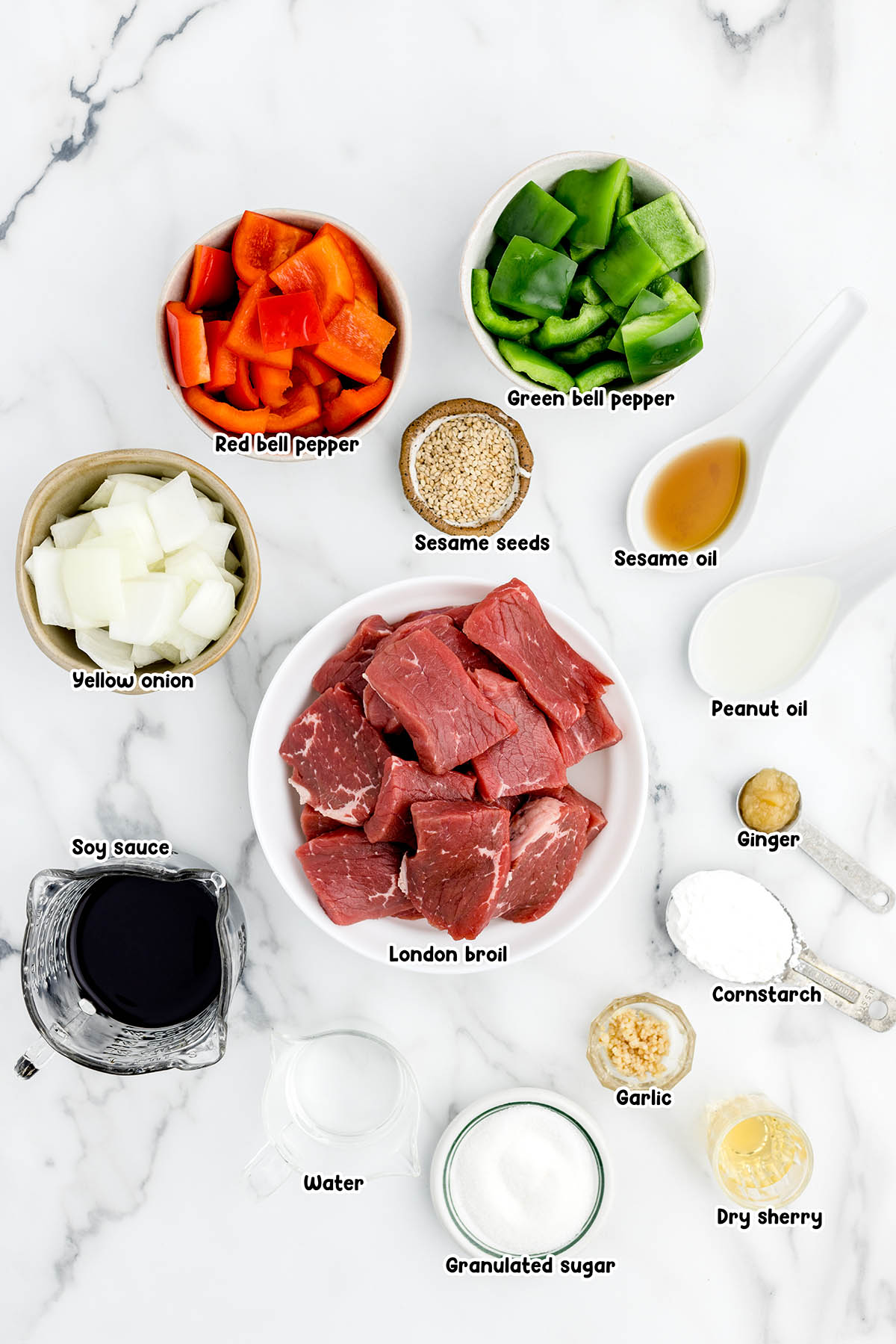 Pepper Steak ingredients