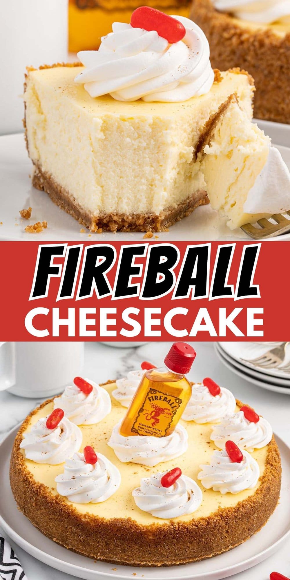 Fireball Cheesecake pinterest