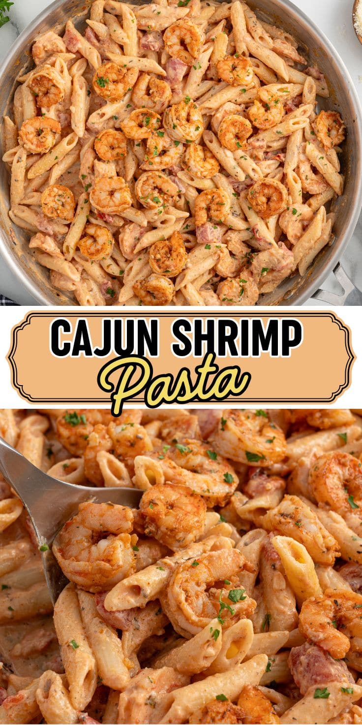 cajun shrimp pasta pin.