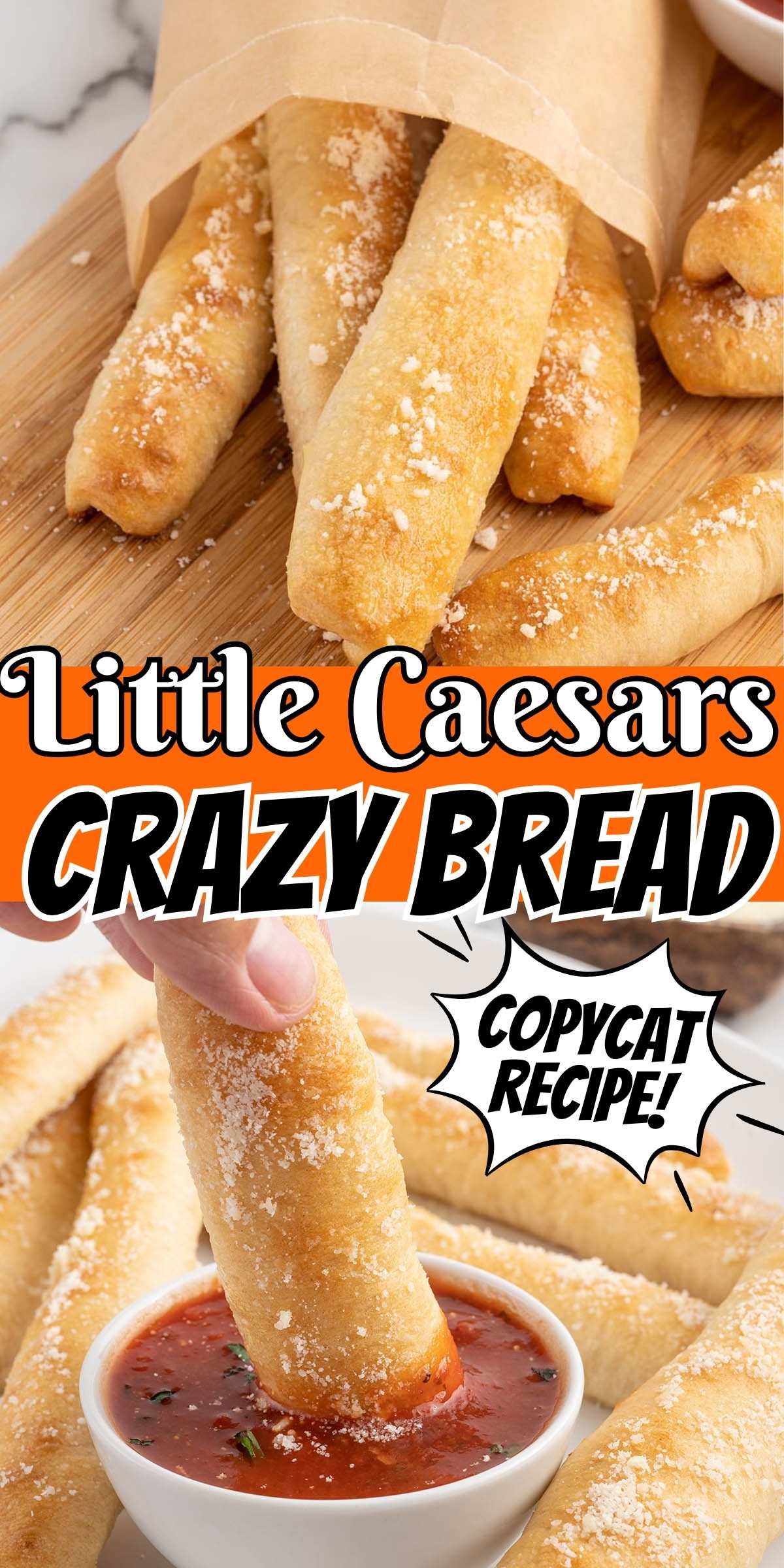 Little Caesar's Crazy Bread pinterest