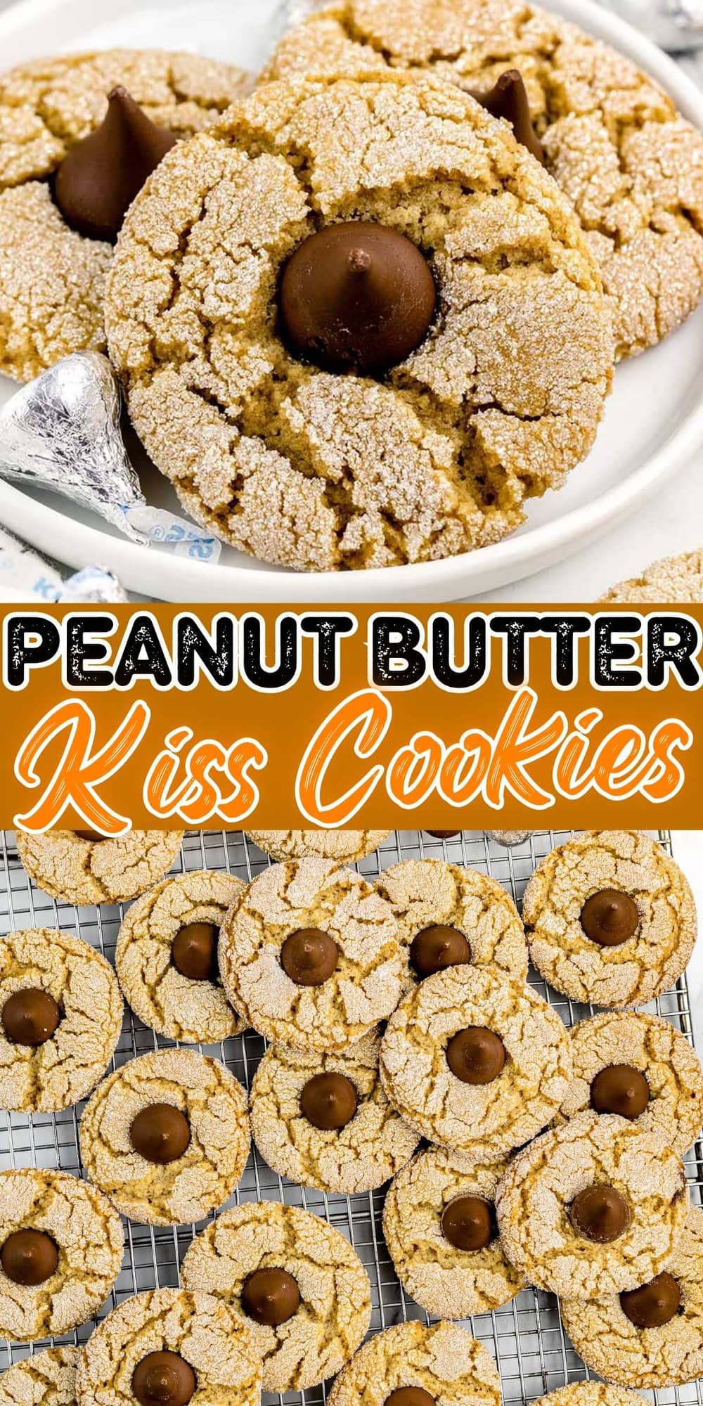 Peanut Butter Kiss Cookies pinterest