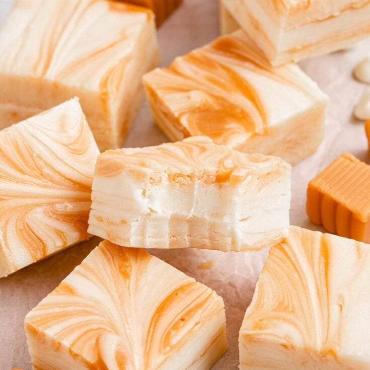 bitten White Chocolate Caramel Fudge.