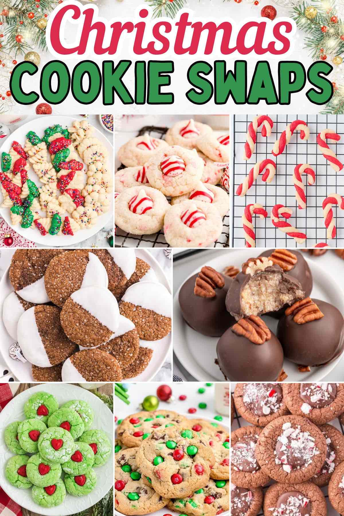 christmas cookie swaps pin.