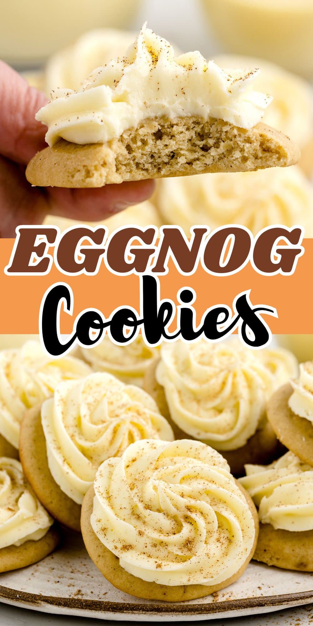 Eggnog Cookies pinterest